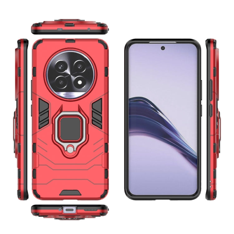 For Realme 13 Pro Shockproof PC + TPU Holder Phone Case