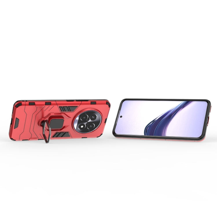For Realme 13 Pro Shockproof PC + TPU Holder Phone Case
