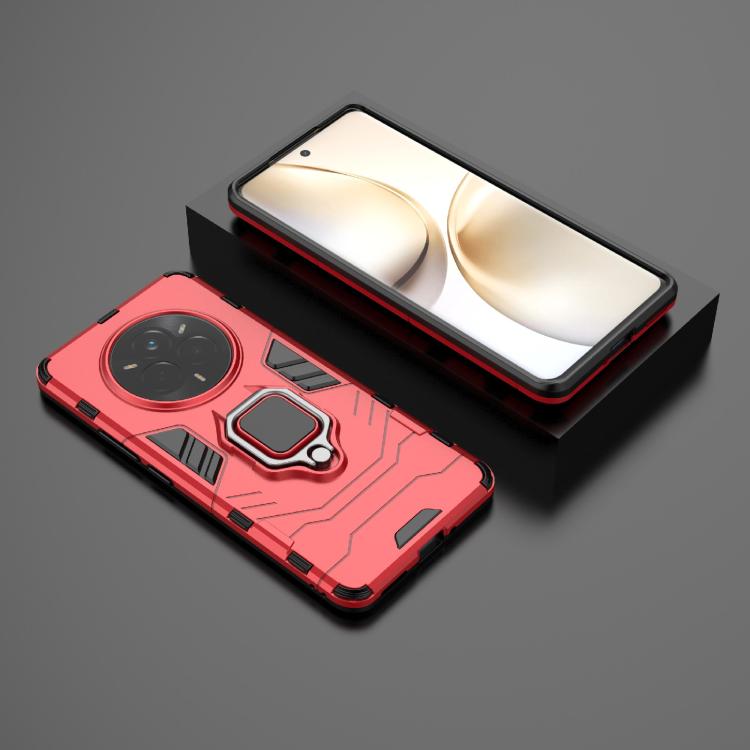 For Realme 14 Pro 5G Global Shockproof PC + TPU Holder Phone Case