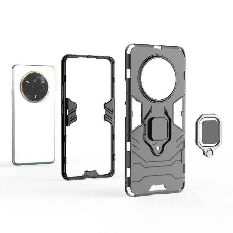 For Realme 14 Pro 5G Global Shockproof PC + TPU Holder Phone Case