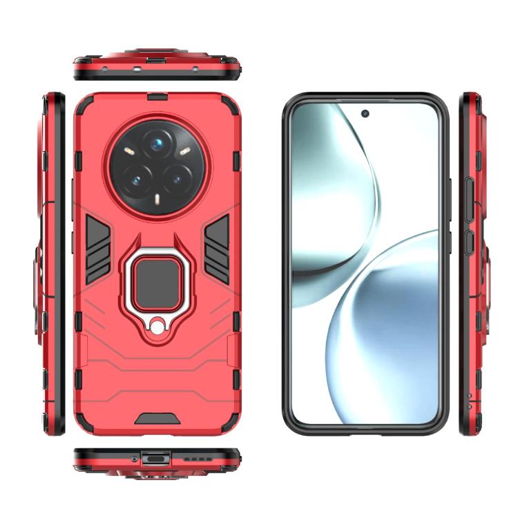 For Realme 14 Pro+ 5G Shockproof PC + TPU Holder Phone Case