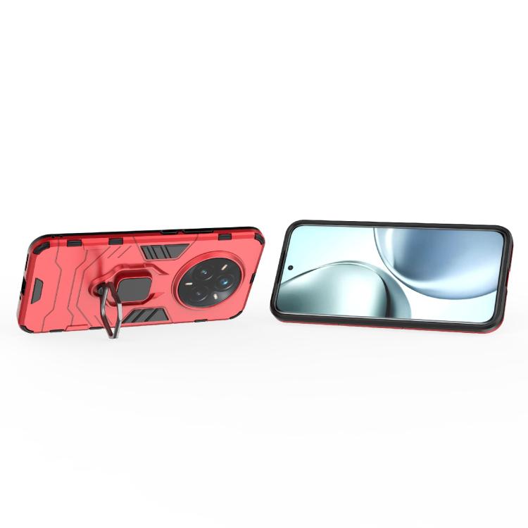 For Realme 14 Pro+ 5G Shockproof PC + TPU Holder Phone Case