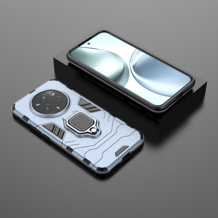 For Realme 14 Pro+ 5G Shockproof PC + TPU Holder Phone Case
