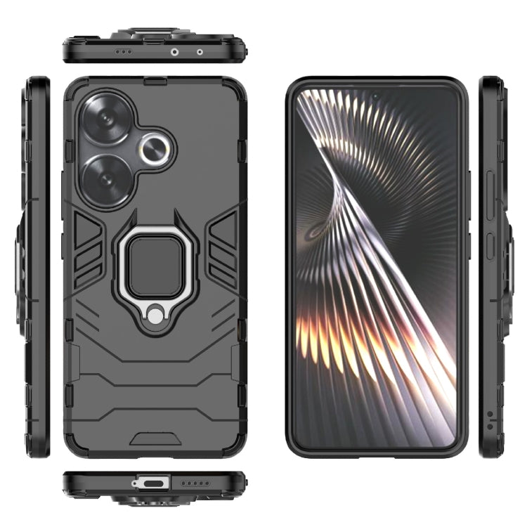 For Xiaomi Redmi Turbo 3 Shockproof PC + TPU Holder Phone Case