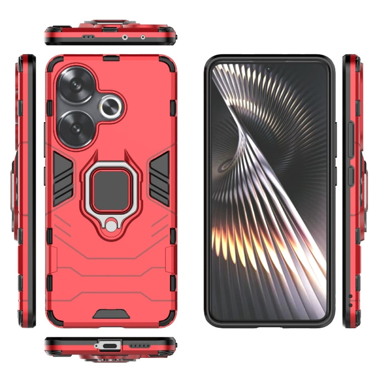 For Xiaomi Redmi Turbo 3 Shockproof PC + TPU Holder Phone Case