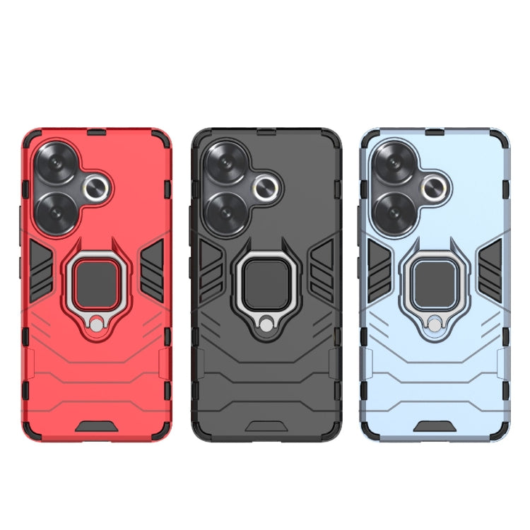 For Xiaomi Redmi Turbo 3 Shockproof PC + TPU Holder Phone Case