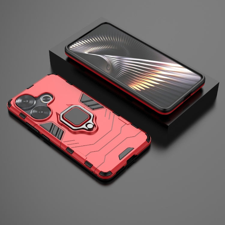 For Xiaomi Poco F6 Shockproof PC + TPU Holder Phone Case