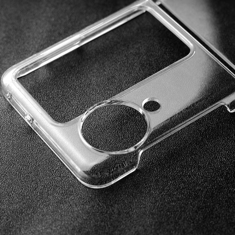 For OPPO Find N3 Flip PC Transparent Shockproof Protective Phone Case