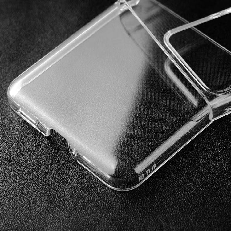 For OPPO Find N3 Flip PC Transparent Shockproof Protective Phone Case