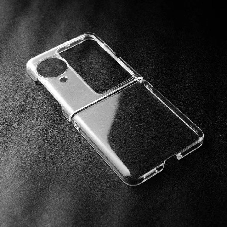For OPPO Find N3 Flip PC Transparent Shockproof Protective Phone Case