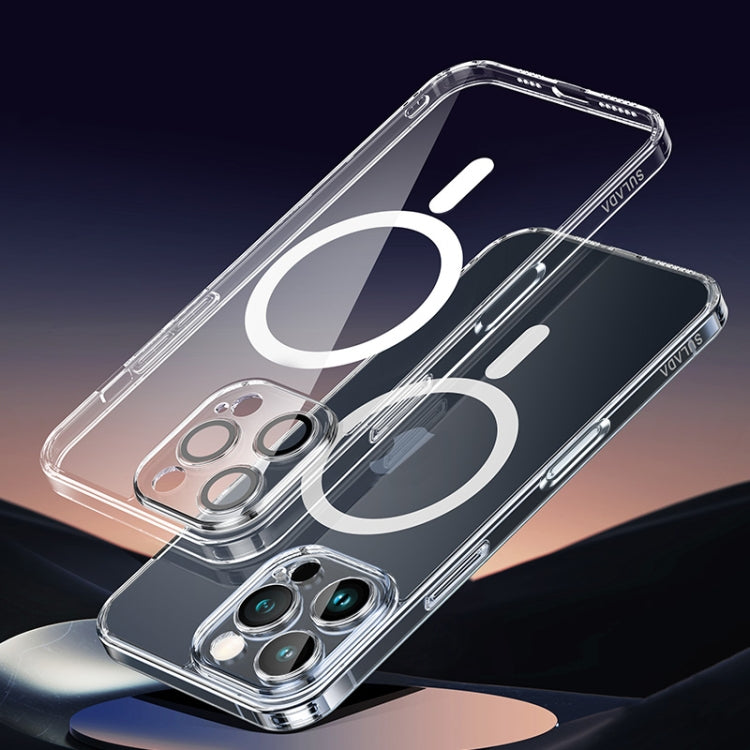 For iPhone 16 Pro Max SULADA Jingpin Series MagSafe All-inclusive Lens Electroplated TPU Phone Case