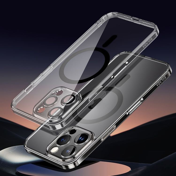 For iPhone 16 Pro Max SULADA Jingpin Series MagSafe All-inclusive Lens Electroplated TPU Phone Case