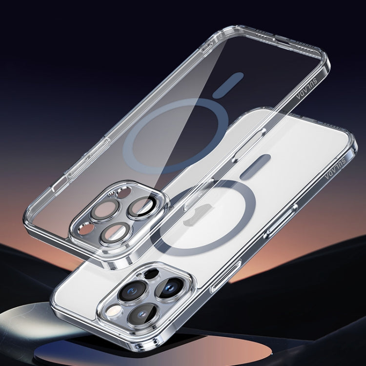 For iPhone 16 Pro Max SULADA Jingpin Series MagSafe All-inclusive Lens Electroplated TPU Phone Case
