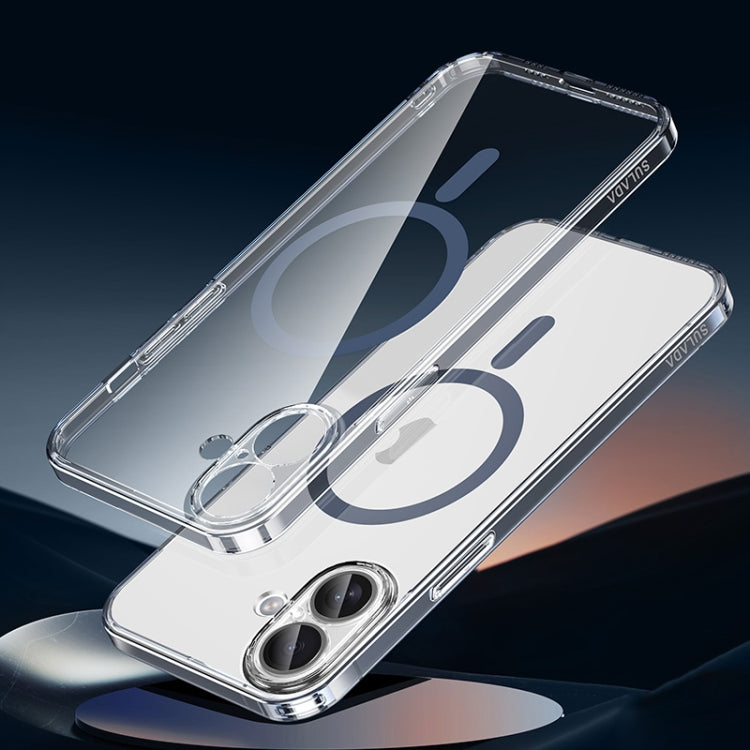 For iPhone 16 Plus SULADA Jingpin Series MagSafe All-inclusive Lens Electroplated TPU Phone Case