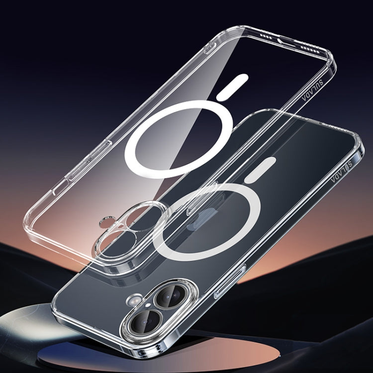 For iPhone 16 SULADA Jingpin Series MagSafe All-inclusive Lens Electroplated TPU Phone Case