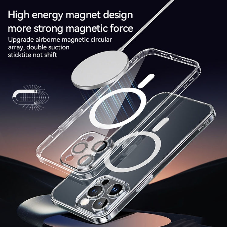 For iPhone 16 Plus SULADA Jingpin Series MagSafe All-inclusive Lens Electroplated TPU Phone Case