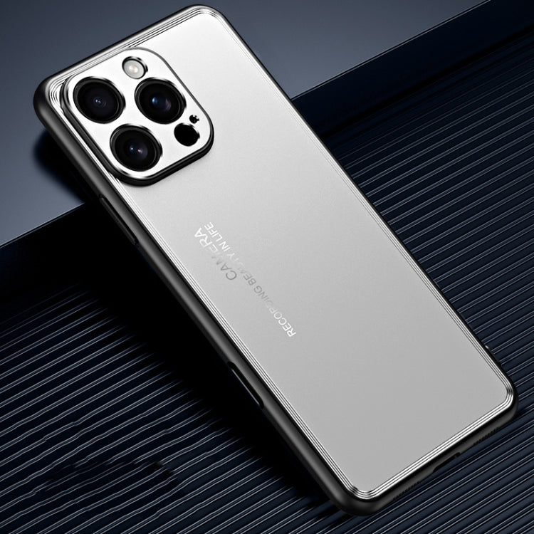 For iPhone 16 Pro Max Frosted Metal Phone Case