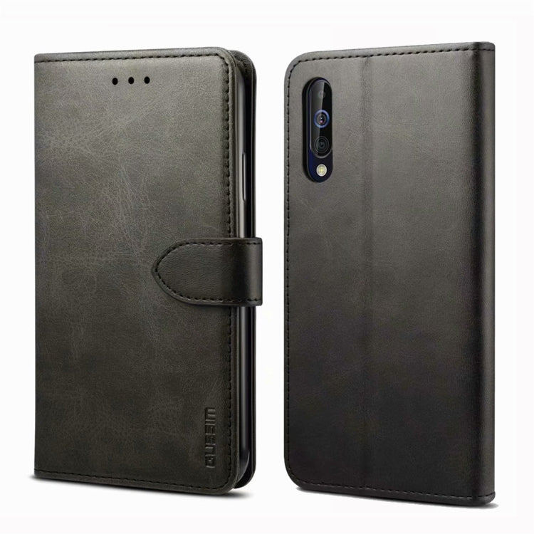 For Samsung Galaxy A70 GUSSIM Business Style Horizontal Flip Leather Case with Holder & Card Slots & Wallet