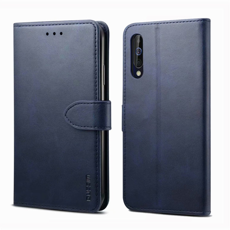 For Samsung Galaxy A70 GUSSIM Business Style Horizontal Flip Leather Case with Holder & Card Slots & Wallet