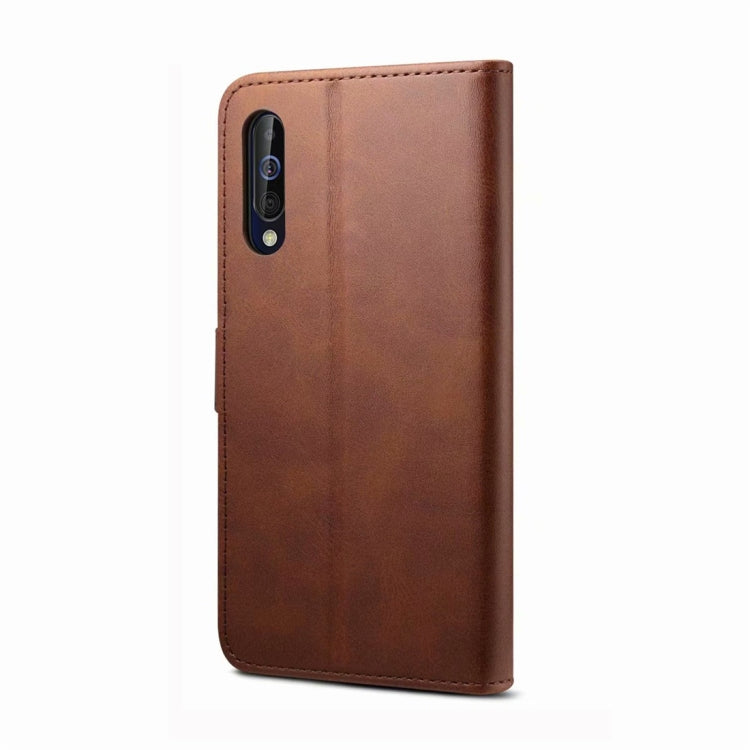 For Samsung Galaxy A70 GUSSIM Business Style Horizontal Flip Leather Case with Holder & Card Slots & Wallet