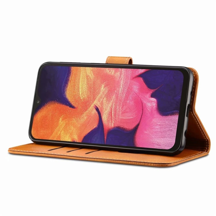 For Samsung Galaxy A70 GUSSIM Business Style Horizontal Flip Leather Case with Holder & Card Slots & Wallet