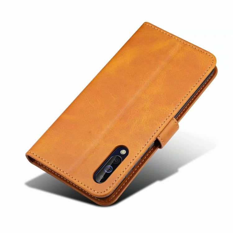 For Samsung Galaxy A70 GUSSIM Business Style Horizontal Flip Leather Case with Holder & Card Slots & Wallet
