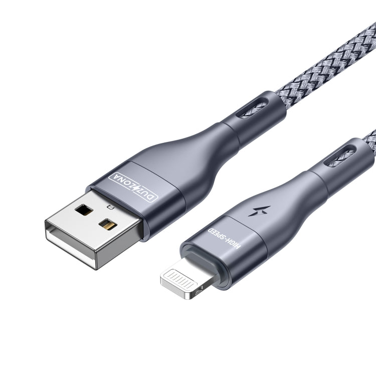 DUZZONA A7 2.4A USB to 8 Pin Charging Data Cable, Length: