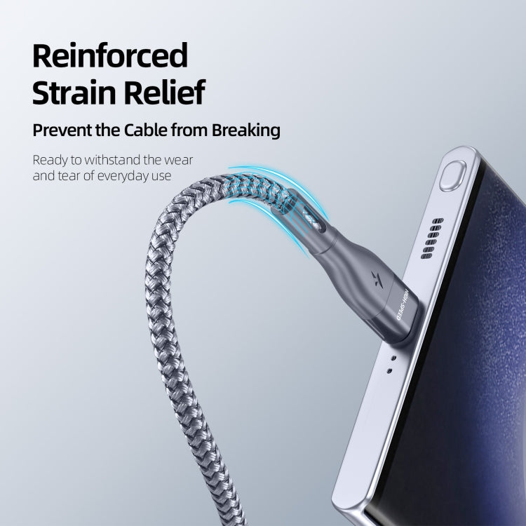 DUZZONA A8 2.4A USB to USB-C/Type-C Charging Data Cable, Length:1m