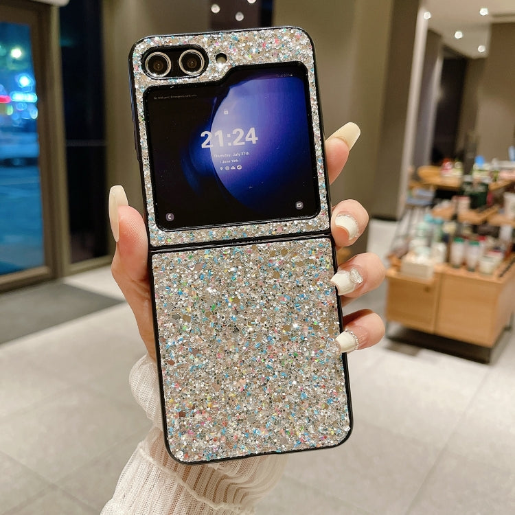 For Samsung Galaxy Z Flip5 Glitter Frosted Shockproof Phone Case