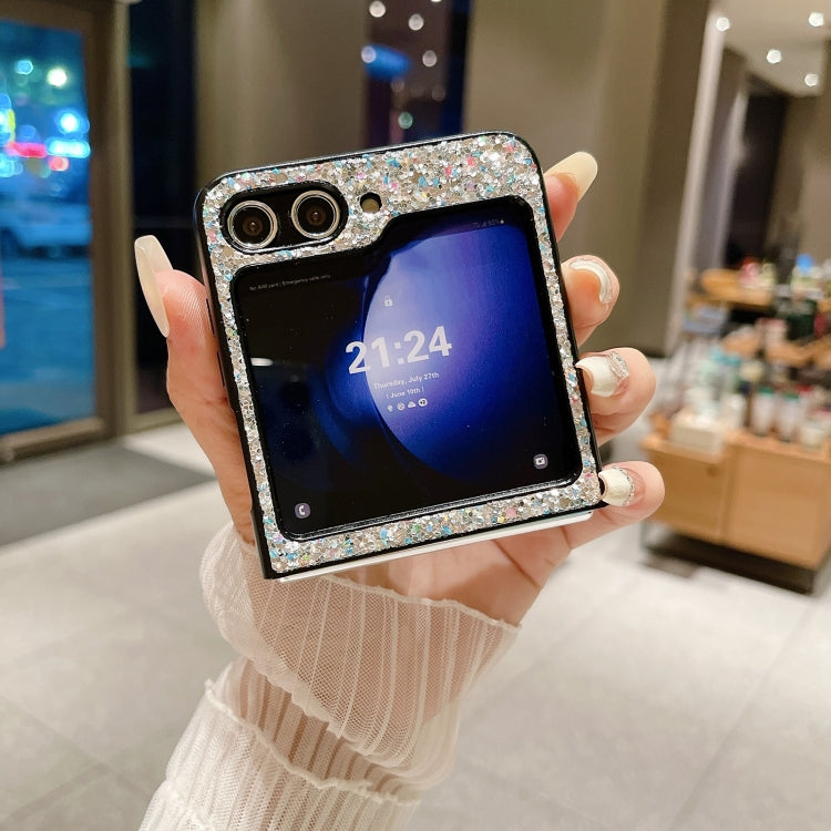 For Samsung Galaxy Z Flip5 Glitter Frosted Shockproof Phone Case