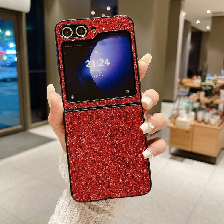 For Samsung Galaxy Z Flip5 Glitter Frosted Shockproof Phone Case