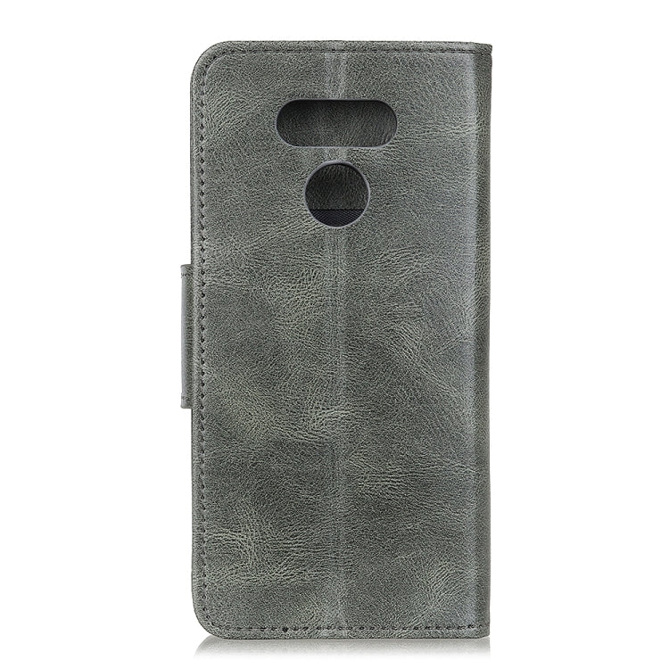 For LG Harmony 4 Mirren Crazy Horse Texture Horizontal Flip Leather Case with Holder & Card Slots & Wallet