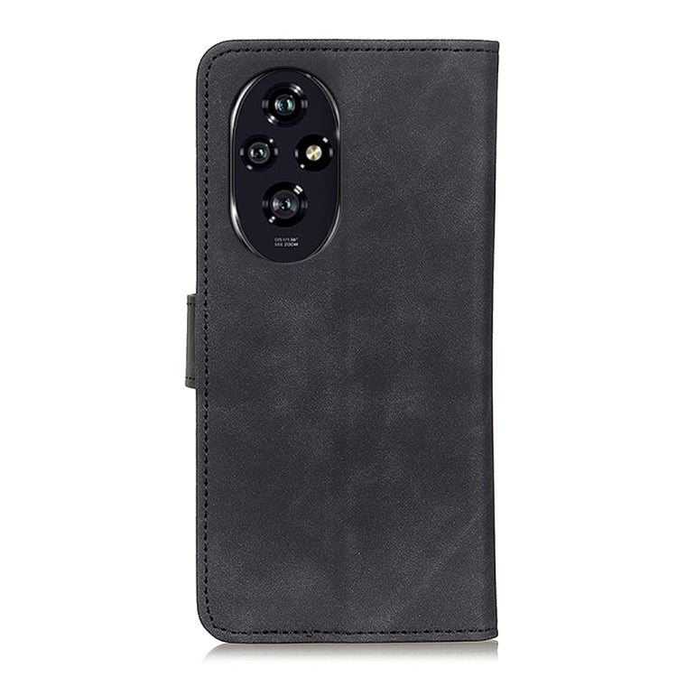 For Honor 200 Pro KHAZNEH Retro Texture Flip Leather Phone Case