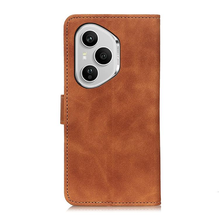 For Honor 400 Pro Global 160.8mm KHAZNEH Retro Texture Flip Leather Phone Case