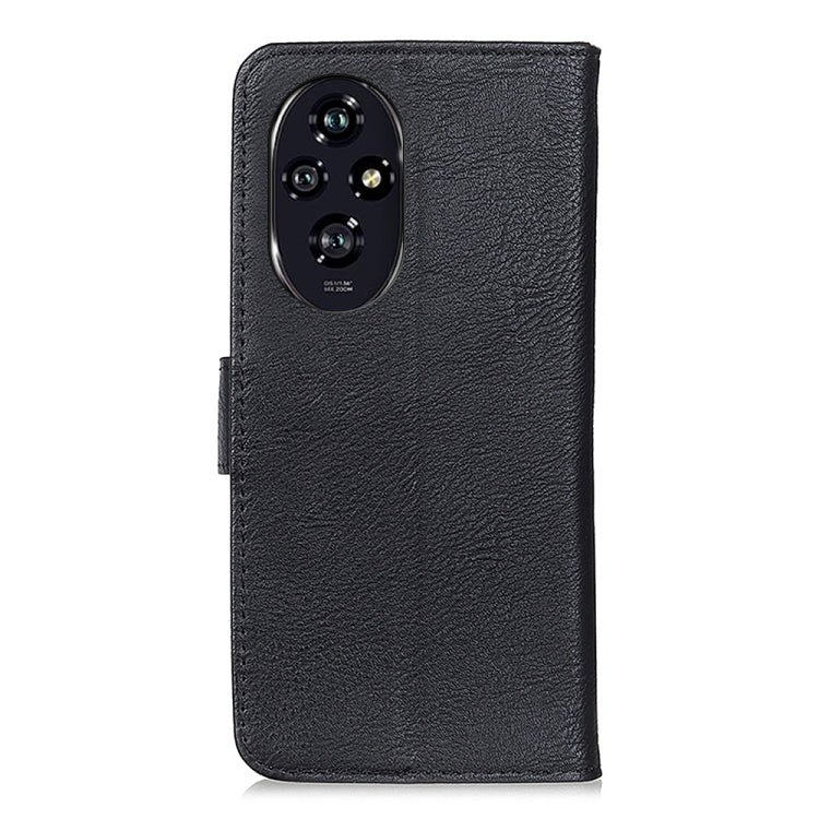 For Honor 200 Pro KHAZNEH Cowhide Texture Horizontal Flip Leather Phone Case