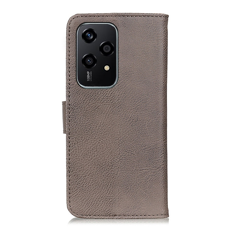 For Honor 200 Lite Global KHAZNEH Cowhide Texture Horizontal Flip Leather Phone Case