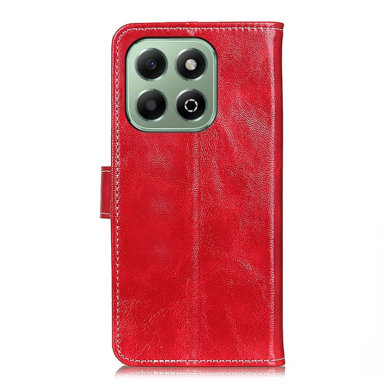 For Honor X6b Retro Crazy Horse Texture Flip Leather Phone Case
