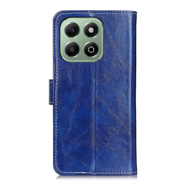 For Honor X6b Retro Crazy Horse Texture Flip Leather Phone Case