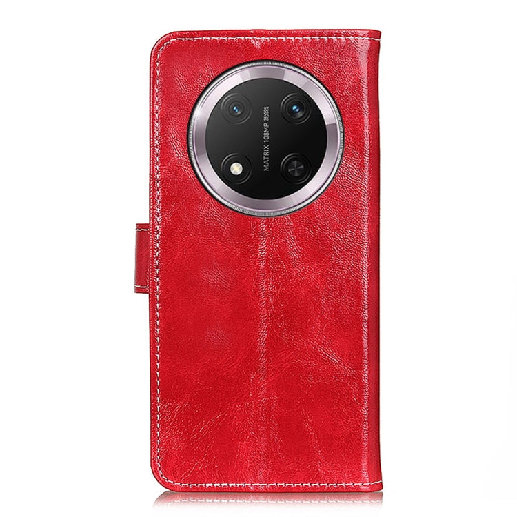 For Honor X9c Retro Crazy Horse Texture Flip Leather Phone Case