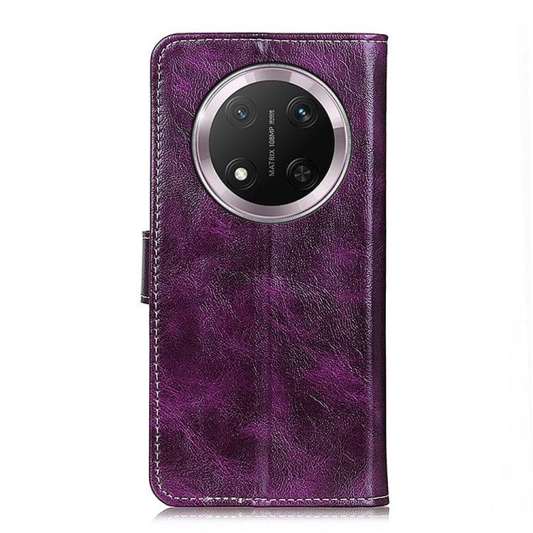 For Honor X9c Retro Crazy Horse Texture Flip Leather Phone Case