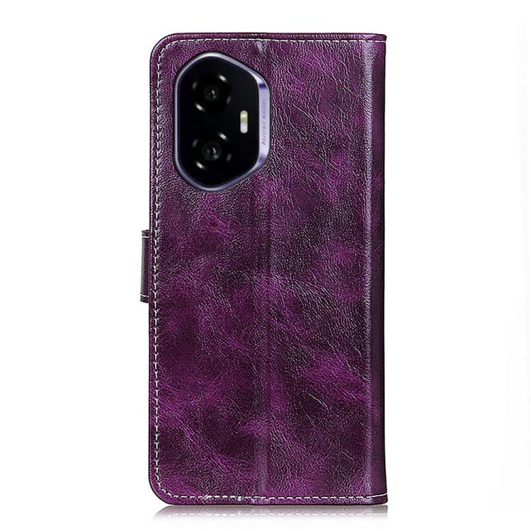 For Honor 400 Global 156.5mm Retro Crazy Horse Texture Flip Leather Phone Case