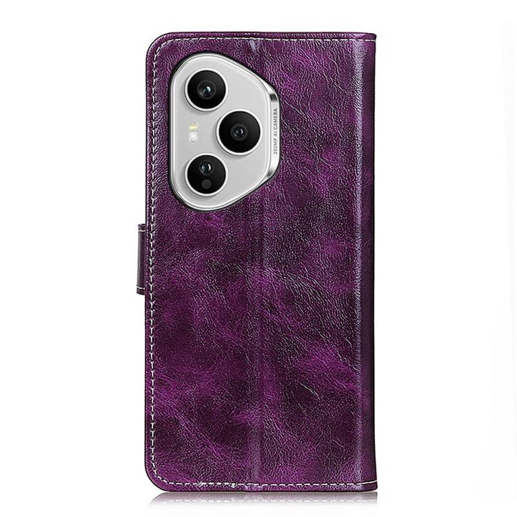 For Honor 400 Pro Global 160.8mm Retro Crazy Horse Texture Flip Leather Phone Case