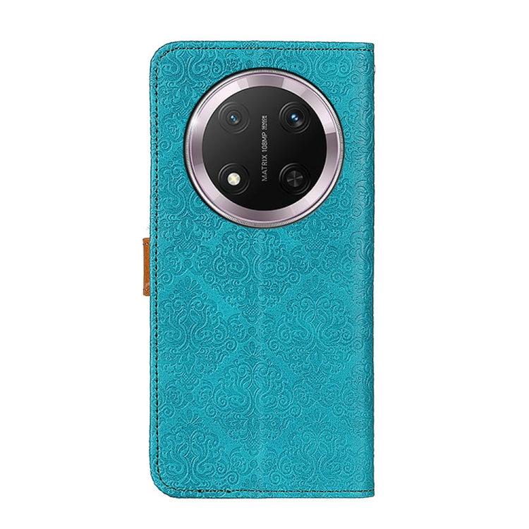 For Honor X9C European Floral Embossed Leather Phone Case