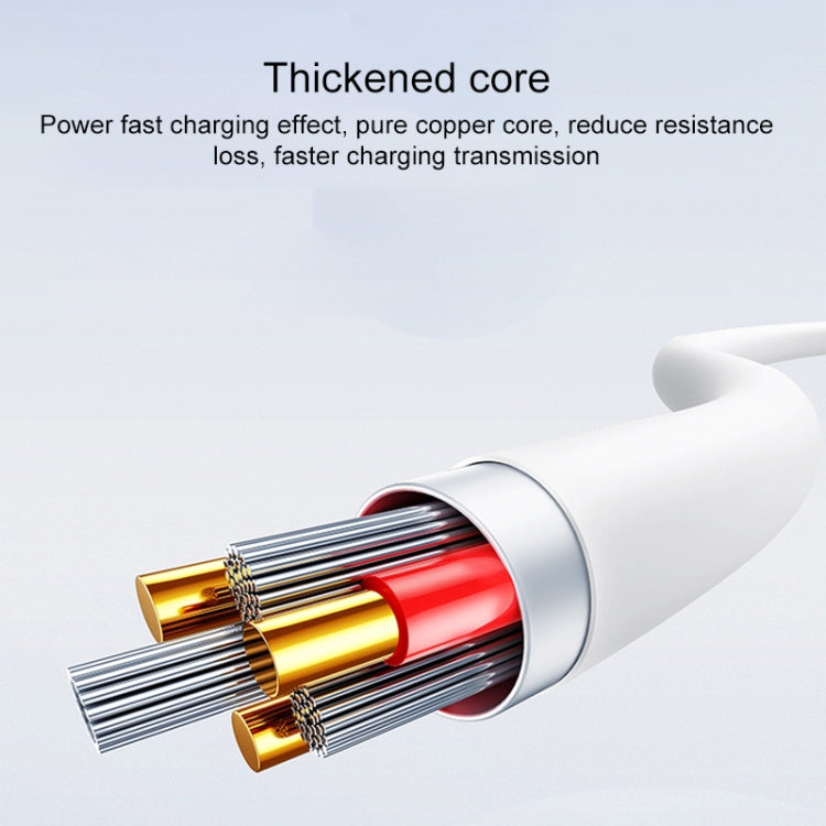 Yesido CA120C 2A USB to USB-C / Type-C Fast Charging Data Cable, Length:1m