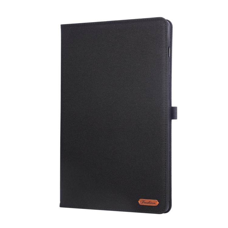 For Samsung Galaxy Tab S10 FE+ Fabric Texture Horizontal Flip Leather Tablet Case