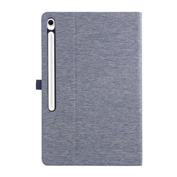 For Samsung Galaxy Tab S10 FE+ Fabric Texture Horizontal Flip Leather Tablet Case