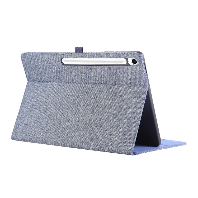 For Samsung Galaxy Tab S10 FE+ Fabric Texture Horizontal Flip Leather Tablet Case