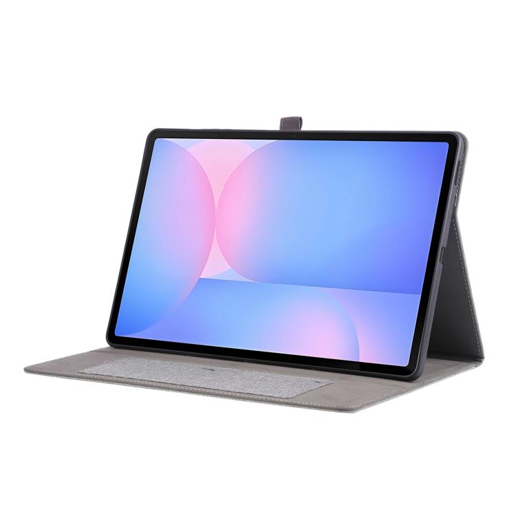 For Samsung Galaxy Tab S10 FE+ Fabric Texture Horizontal Flip Leather Tablet Case