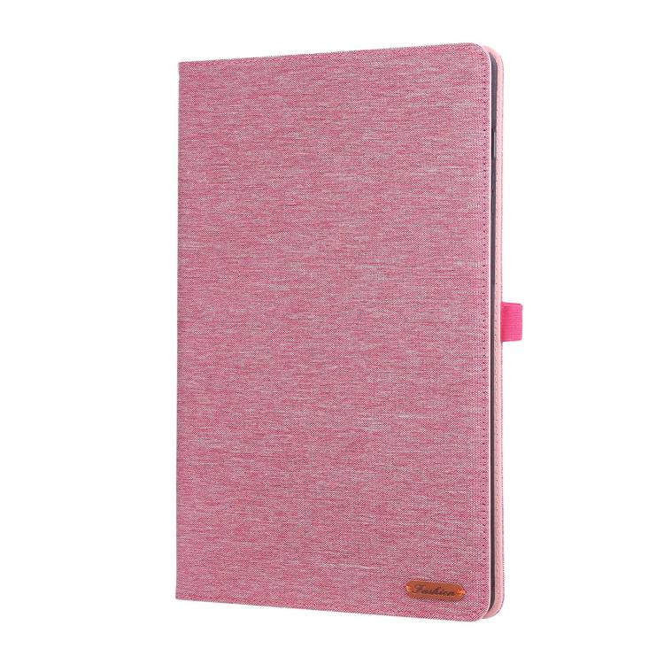 For Samsung Galaxy Tab S10 FE+ Fabric Texture Horizontal Flip Leather Tablet Case