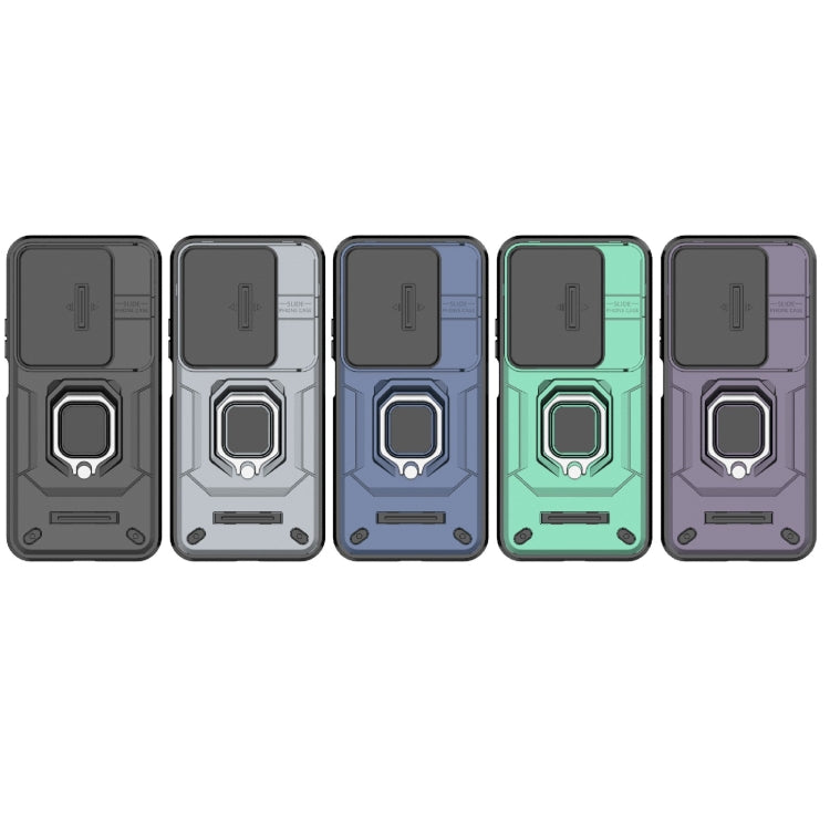 For Honor 200 Lite Global Sliding Camshield TPU + PC Shockproof Phone Case with Holder